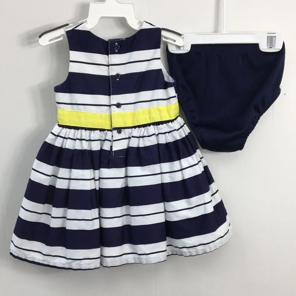 Carters Girls 2 Piece Summer Dresses Bundle of 4 Size 6 mo. EXCELLENT Condition